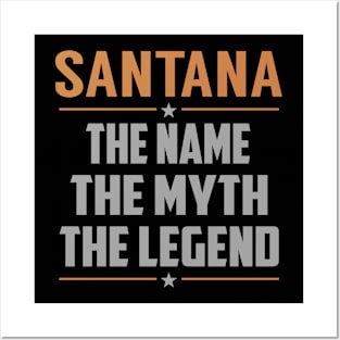 SANTANA The Name The Myth The Legend Posters and Art